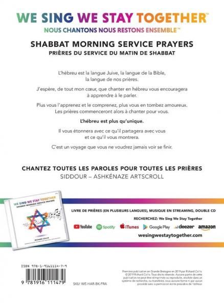 We Sing We Stay Together: Shabbat Morning Service Prayers (FRENCH): Nous Chantons Nous Restons Ensemble: Prieres Du Service Du Matin De Shabbat