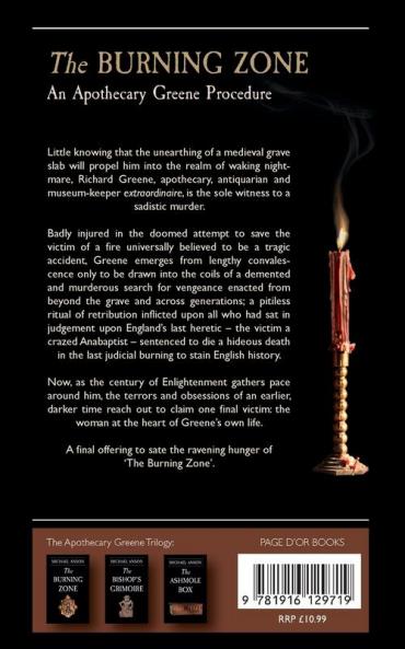 The Burning Zone: Book 1 of the Apothecary Greene Trilogy