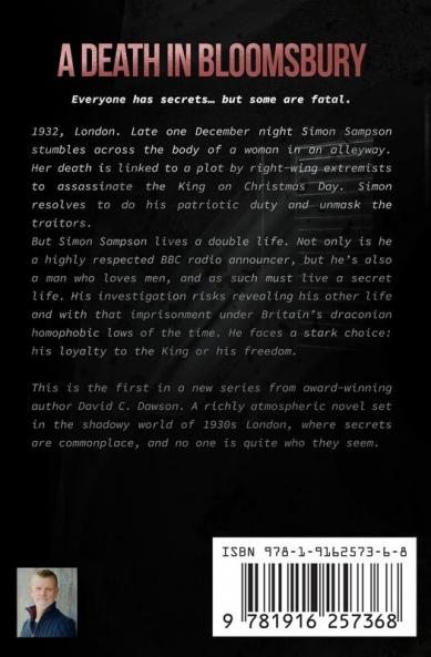 A Death in Bloomsbury: Everyone has secrets but some are fatal.: 1 (The Simon Sampson Mysteries)