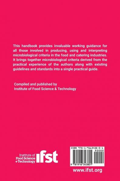 Handbook of Microbiological Criteria for Foods