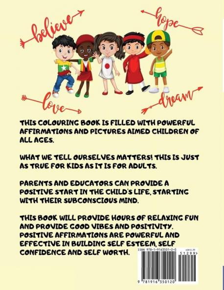 I Am Me: Affirmations for Kids Colouring Book