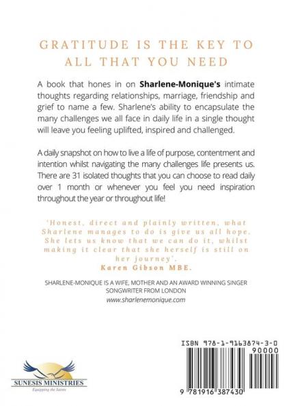 31 Diamond Thoughts Vol.1: Purpose & Relationships Navigating Life With a Sense of Contentment