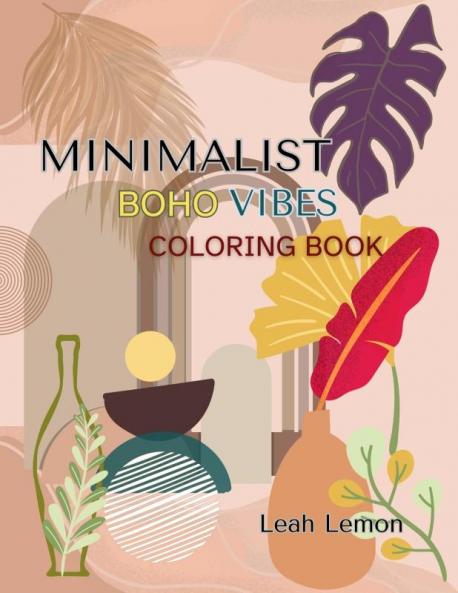 Minimalist Boho Vibes Coloring Book