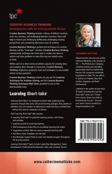 Creative Business Thinking: Developing the skills for thinking outside the box (Learning Short-Take)
