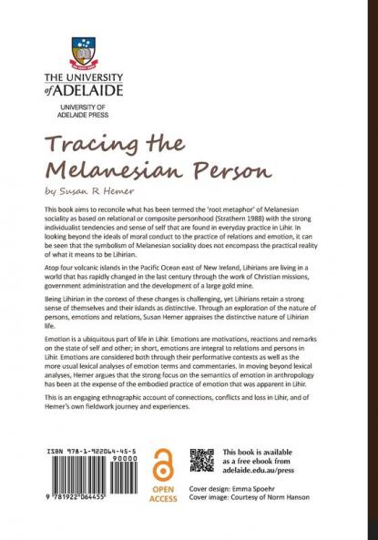 Tracing the Melanesian Person: Emotions and Relationships in Lihir