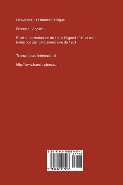 Le Nouveau Testament Bilingue Francais - Anglais