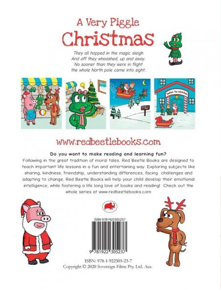 A Very Piggle Christmas: With Shog and Lilly Frog: 5 (Red Beetle Picture Books)