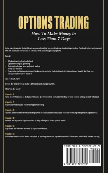 Options Trading: How to Make Money in Less Than 7 Days