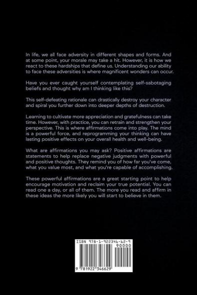 Affirmations For Men: 365 Powerful & Positive Daily Affirmations to Reprogram your Mind