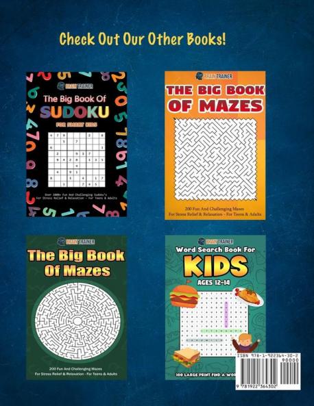 The Big Book Of Mazes 200 Fun And Challenging Mazes For Stress Relief & Relaxation - For Teens & Adults