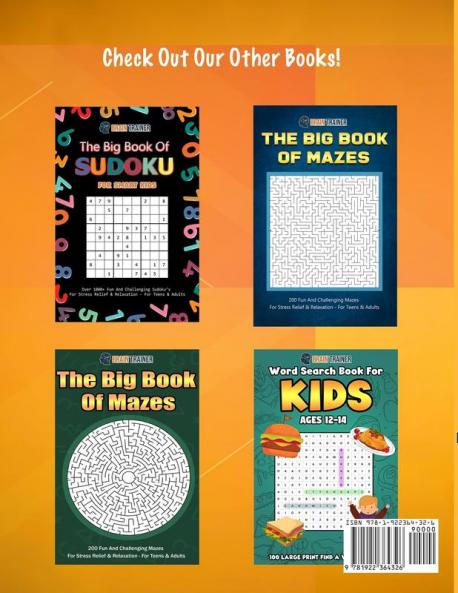 The Big Book Of Mazes 200 Fun And Challenging Mazes For Stress Relief & Relaxation - For Teens & Adults: 3 (Fun Mazes for Everyone)