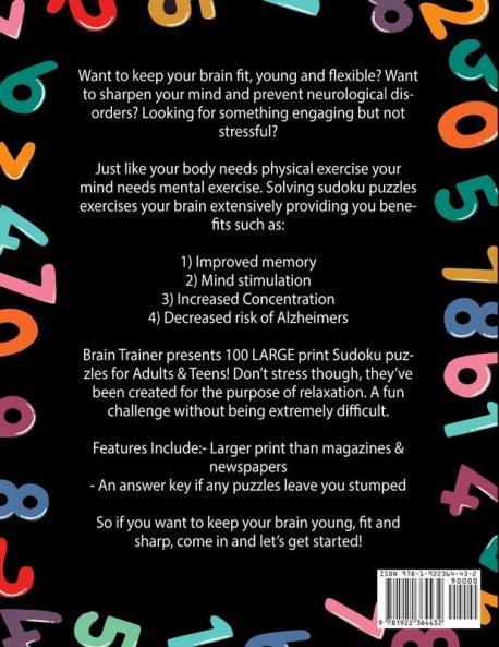 The Big Book Of Sudoku For Smart Kids - 1000 Fun And Challenging Sudoku's For Stress Relief & Relaxation (For Teens & Adults)