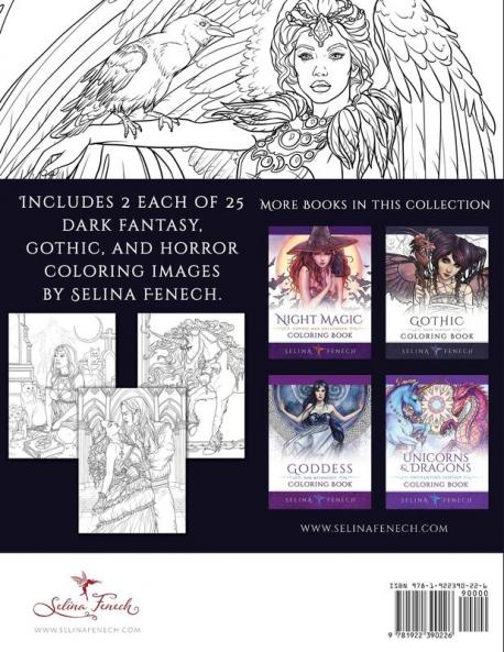 Dark Fantasy Coloring Book