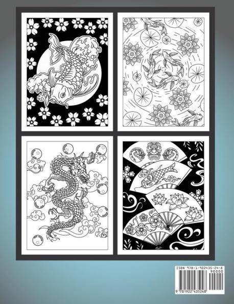 Japanese Coloring Book