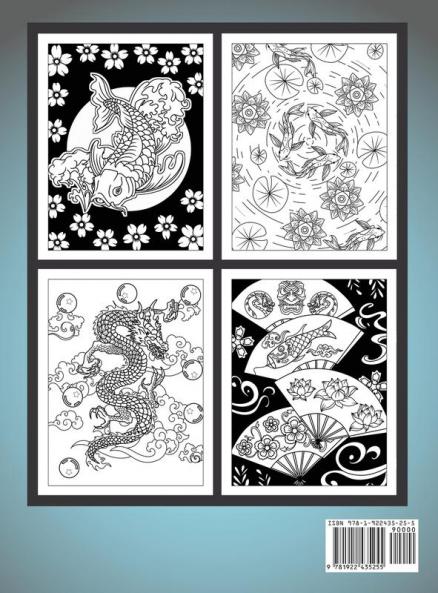 Japanese Coloring Book