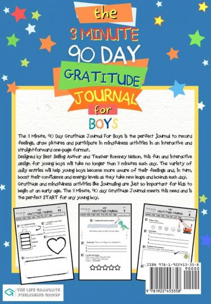 The 3 Minute 90 Day Gratitude Journal for Boys