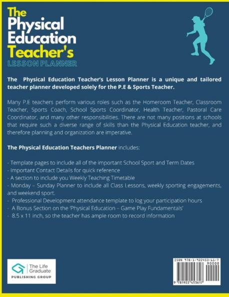 The Physical Education Teacher's Lesson Planner