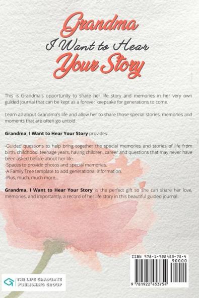 Grandma I Want to Hear Your Story