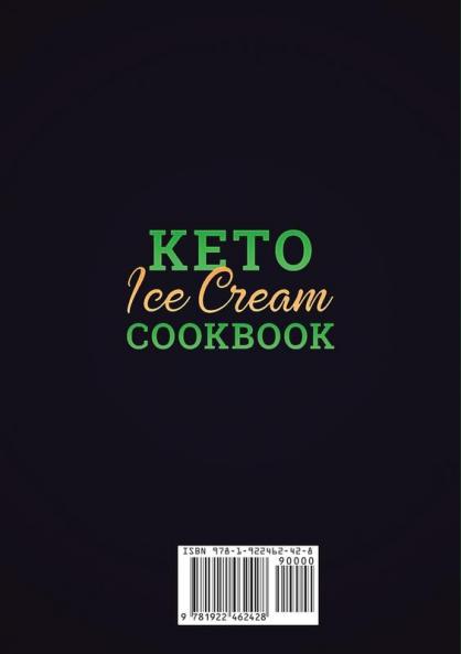 Keto Ice Cream Cookbook