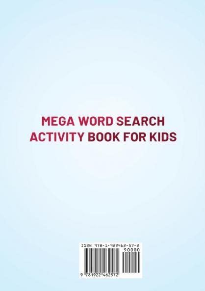 Mega Word Search Activity Book for Kids