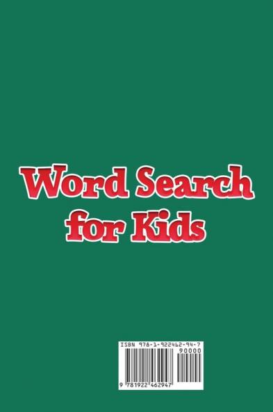 Word Search for Kids Ages 8 and Up