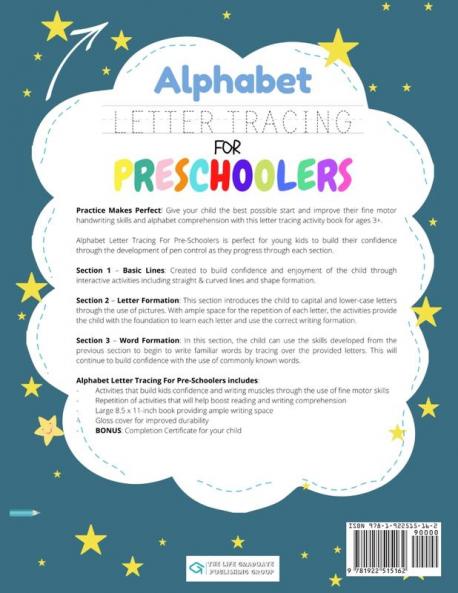 Alphabet Letter Tracing for Preschoolers