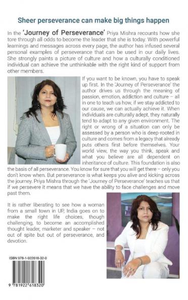 Journey of Perseverance: An entrepreneurial journey of perseverance towards the future.