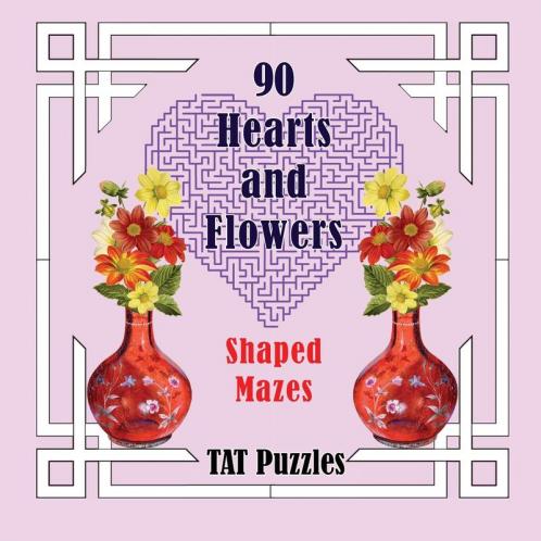 90 Hearts and Flowers Shaped Mazes