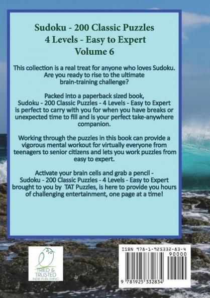 Sudoku - 200 Classic Puzzles - Volume 6