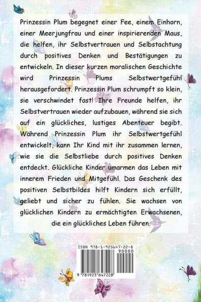 Prinzessin Plum lernt positives Denken (kurze moralische Geschichten für Kinder kinderbücher kindergeschichten jugendbücher deutsch kinder buch bilderbuch grundschüler babybuch kinderbücher)