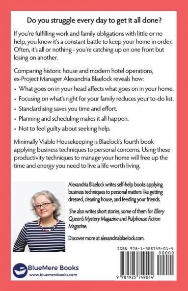 Minimally Viable Housekeeping