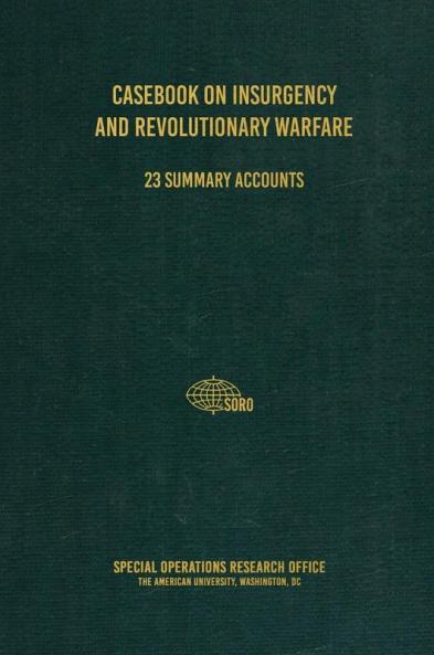 Casebook on Insurgency and Revolutionary Warfare