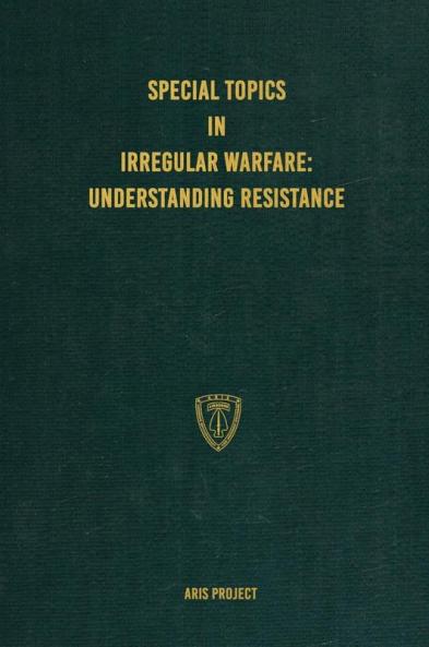 Special Topics in Irregular Warfare