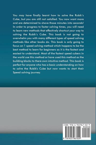 Speedsolving the Rubik's Cube Solution Book for Kids