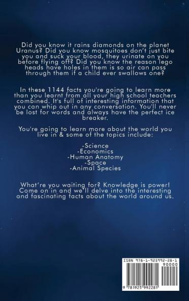 1144 Random Interesting & Fun Facts You Need To Know - The Knowledge Encyclopedia To Win Trivia