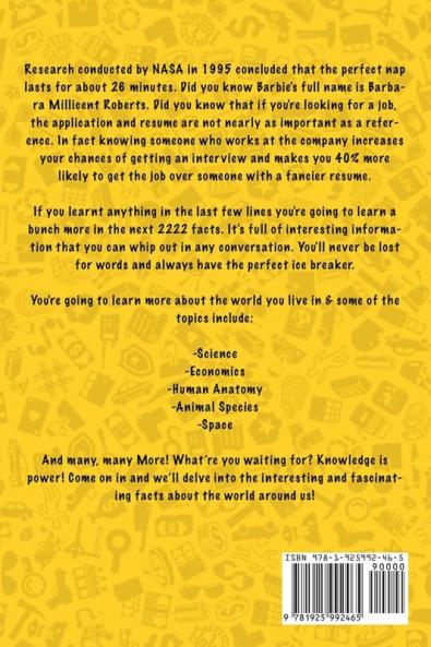 2222 Interesting Wacky & Crazy Facts - The Knowledge Encyclopedia To Win Trivia