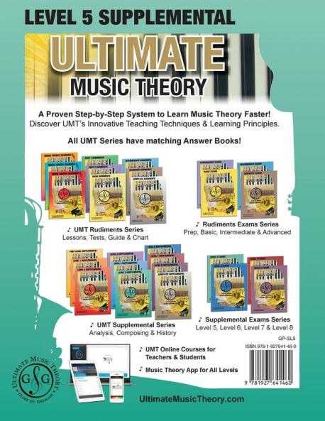 LEVEL 5 Supplemental - Ultimate Music Theory: The LEVEL 5 Supplemental Workbook is designed to be completed after the Basic Rudiments and LEVEL 4 Supplemental Workbook.: 26 (Umt Supplemental Workbook)