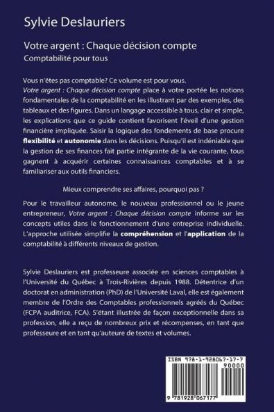 Votre argent Chaque décision compte: Comptabilité pour tous