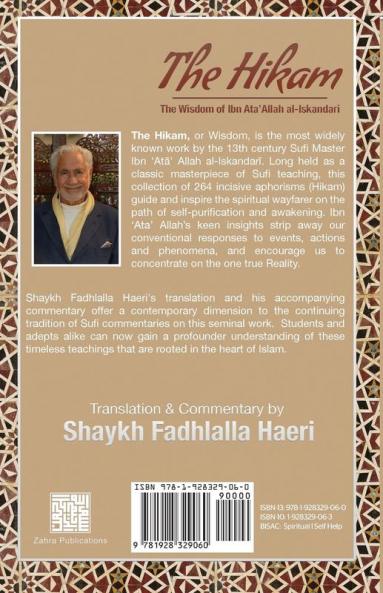 The Hikam - The Wisdom of Ibn `Ata' Allah