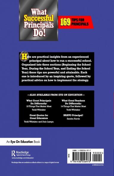 What Successful Principals Do