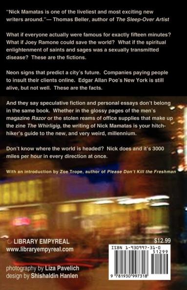 3000 MPH In Every Direction At Once: Stories and Essays