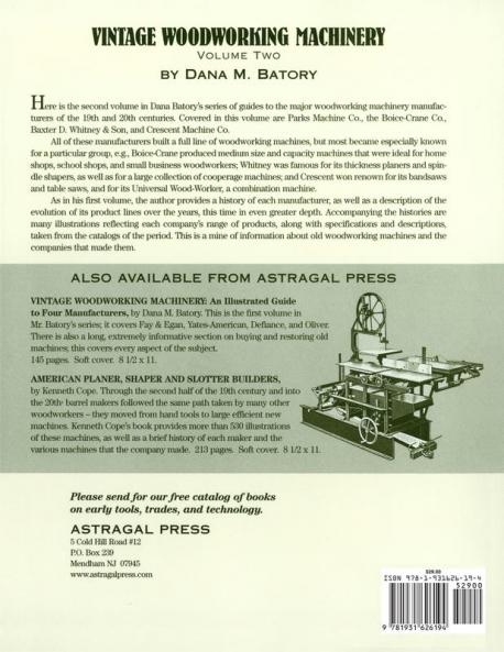 Vintage Woodworking Machinery