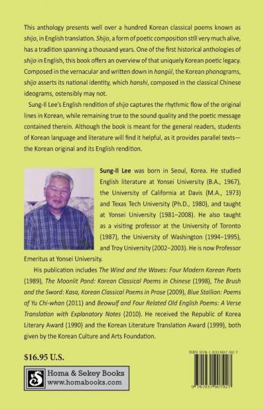 The Crane in the Clouds: Shijo: Korean Classical Poems in the Vernacular