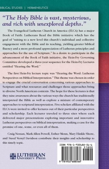 Lutheran Perspectives on Biblical Interpretation