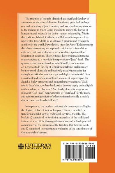 The Viability of a Sacrificial Theology of Atonement