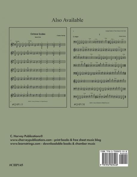 Artificial Harmonics for the Cello Book One