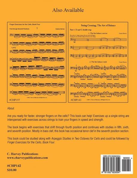 Finger Exercises for the Cello Book Three
