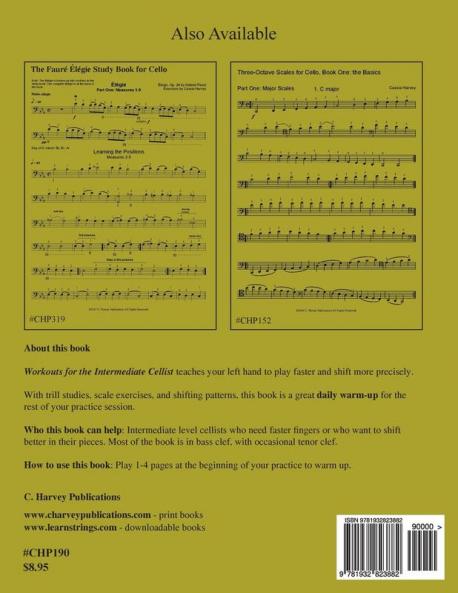 Workouts for the Intermediate Cellist