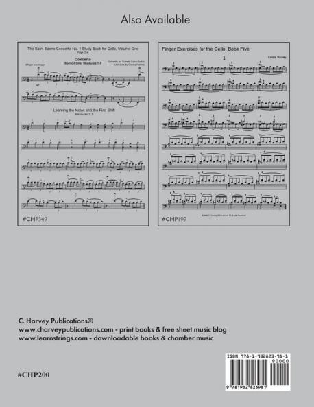 Warm-Ups for the Advanced Cellist Book One