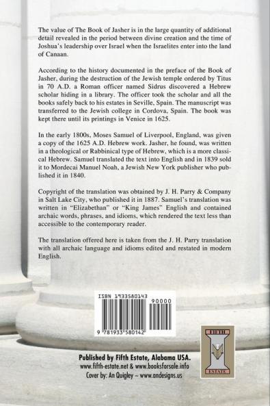 The Book of Jasher - The J. H. Parry Text In Modern English